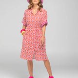 Maui Shirt Dress - Naples Pomodoro