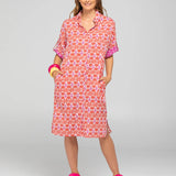 Maui Shirt Dress - Naples Pomodoro