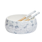Winter White Mango Wood Bowl & Server Set