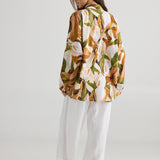 Cliffside Shirt – Autumn Jungle | Oversized Cotton Button-Up
