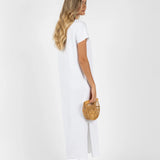 Basic Tee Dress | White