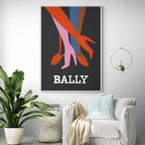 BALLY GIRL LEGS NOIR A4