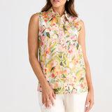 Poppy Sleeveless Shirt | Zoes Garden