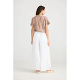 Positano Pant White Linen