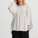 Arlo Top – Natural Linen