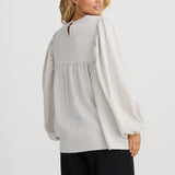Arlo Top – Natural Linen