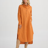 Castro Overshirt – Amber Linen Cotton Blend