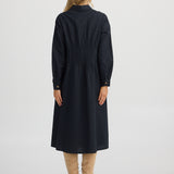 Caroni Dress – Black Linen Cotton Blend