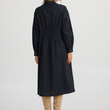 Caroni Dress – Black Linen Cotton Blend