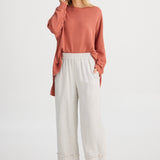 Sienna Pant – Natural Linen