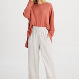 Sienna Pant – Natural Linen