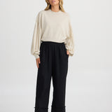 Sienna Pant – Black Linen