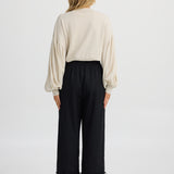 Sienna Pant – Black Linen