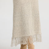 Seville Knit Skirt - Oatmeal