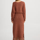 Seville Knit Skirt - Paprika