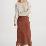 Seville Knit Skirt - Paprika