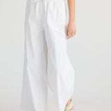 Lana Linen Pant - White