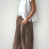 JACKIE PANT in SOIL LINEN by FROCKK