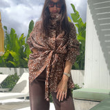 Ana shirt / jacket -Deer print LJC designs