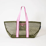 Mesh Oversized Tote – Khaki