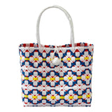(Pre Order) Daisy Mini Recycled Plastic Woven Tote Bag