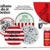 Italians Do It Better  Plate & Sauce Set