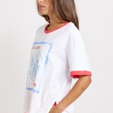 Relax Boxy Tee - St Lucia Print - BETTY BASICS