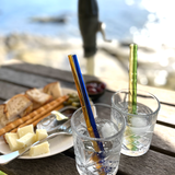 (Pre Order)Reusable Glass Drinking Straws – 8 Pack