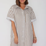 Apex Dress - Taupe