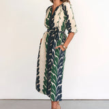 Winnie Linen Tunic Dress in Vineline