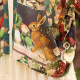 Stay Gold Pixie Duster Cropped Kimono w/ Rabbit, Bees