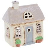 Village Pottery Garden Thatch House Tealight