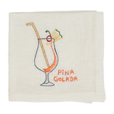 Pina Colada Cocktail - Fabric Napkin