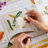 Cockatiels And Ruby Grapefruit 1000pc Puzzle