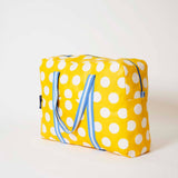 Overnight Bag – Yellow Polka Dot