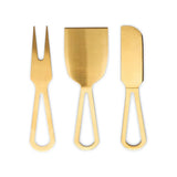 Jett Gold Cheese Knives (set of 3)