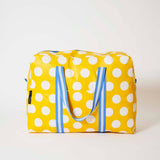 Overnight Bag – Yellow Polka Dot
