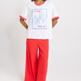 Relax Boxy Tee - St Lucia Print - BETTY BASICS