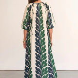 Winnie Linen Tunic Dress in Vineline