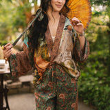 Secret Garden Pixie Duster Cropped Kimono w/ Swan
