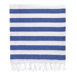 Turkish Beach Towel - Blue and White Stripe