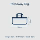 Takeaway Bag – Multi Stripe