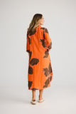 Marin dress by HOLIDAY in Hibiscus breeze linen