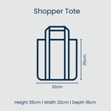 Shopper Tote – Oxford Stripe