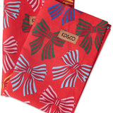 Festive Bow Napkins 4P Set