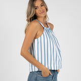 Coastal Halter Stripe