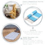 Turkish Beach Towel - Cantaloupe