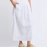Tiana Skirt White
