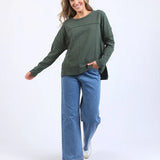 Jayne Throw On Top Khaki ( pre order)