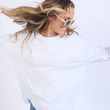 Jayne Throw On Top White